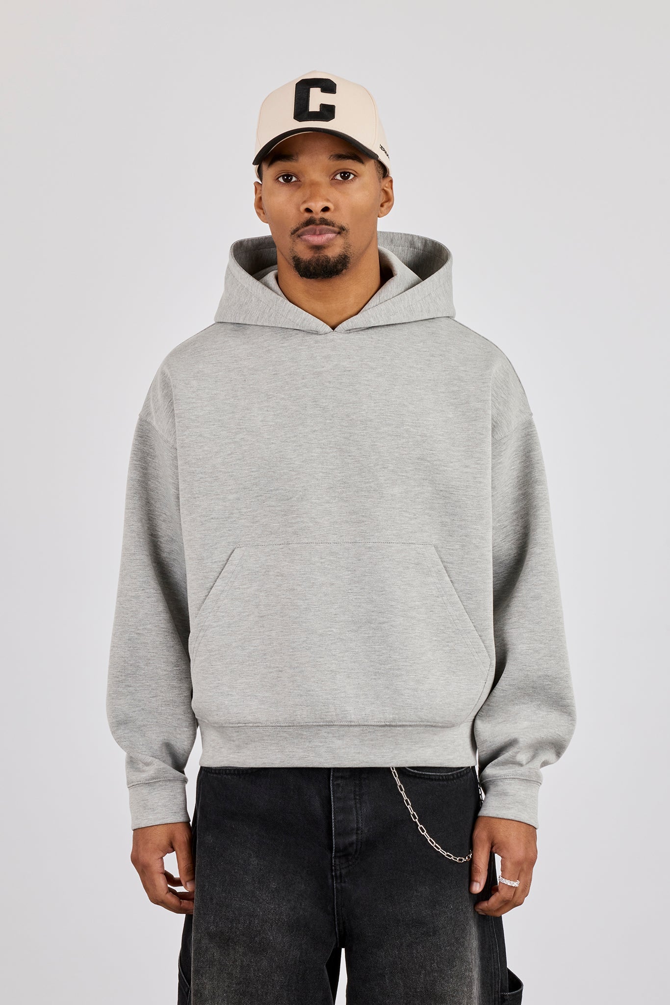 Scuba Boxy Hoodie - Grey